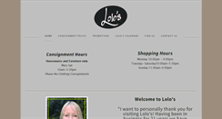 Desktop Screenshot of lolosconsignment.com